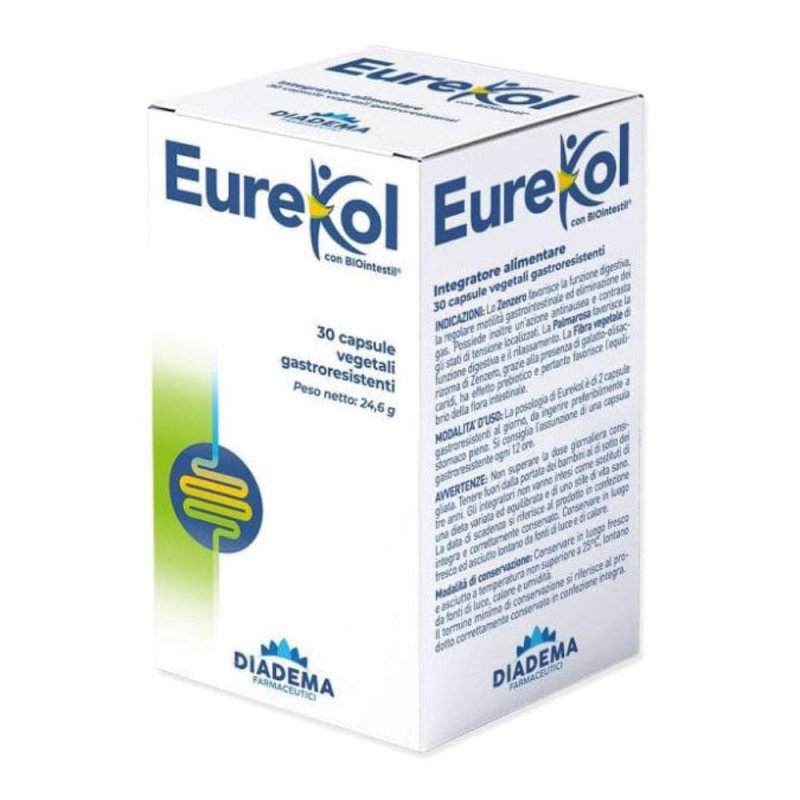 EUREKOL 30 Cps Gastroresist. EUREKOL 30 Cps Gastroresist.