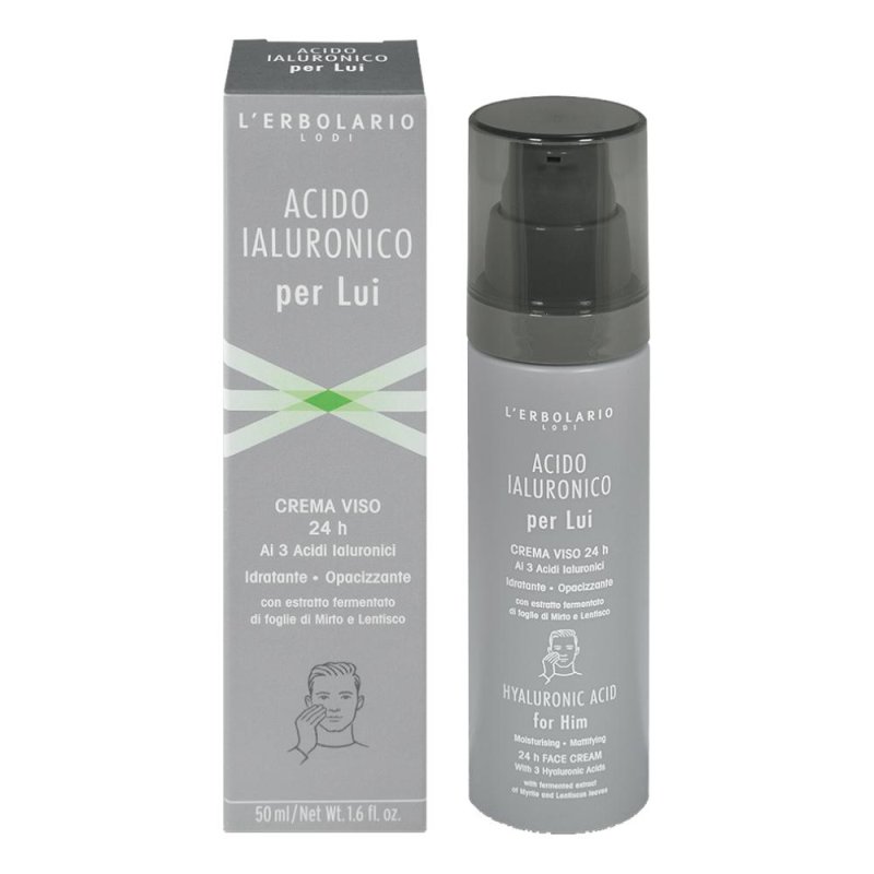 Acido Ialuronico Viso LUI CR &ndash; Trattamento Idratante Anti Rughe per Pelle Liscia e Rimpolpata