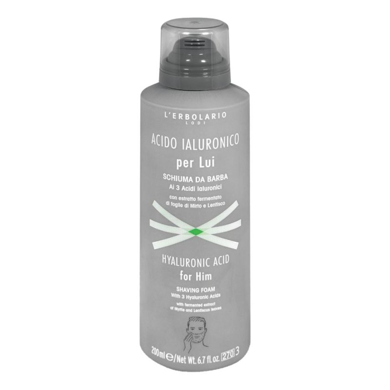 Acido Ialuronico Lui schiuma - schiuma detergente allacido ialuronico per uomo Acido Ialuronico Lui schiuma - schiuma detergente allacido ialuronico per uomo