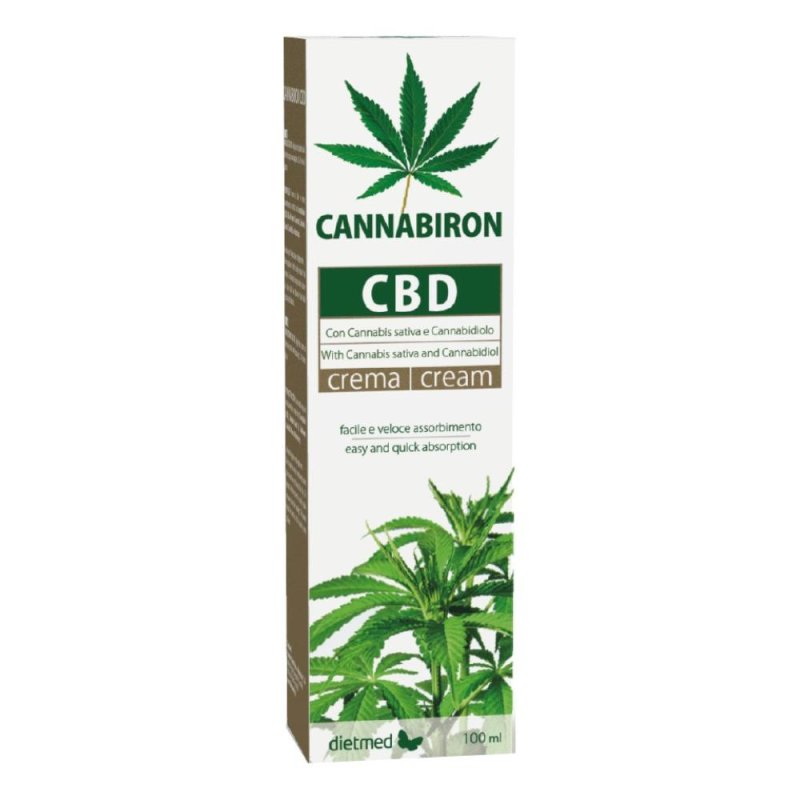 Cannabiron Crema CBD 100 ml – Crema lenitiva al cannabidiolo per muscoli e articolazioni Cannabiron Crema CBD 100 ml – Crema lenitiva al cannabidiolo per muscoli e articolazioni