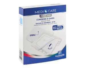 Gammadis Farmaceutici Medicare - Compresse di Garza in TNT 10 x 10 cm 100 compresse