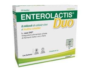 Enterolactis Duo - Integratore con Fermenti Lattici Vivi per il Benessere Intestinale 10 bustine