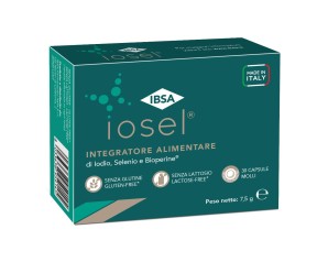 Iosel Integratore per la Salute della Tiroide - Iodio, Selenio e Bioperine 30 capsule
