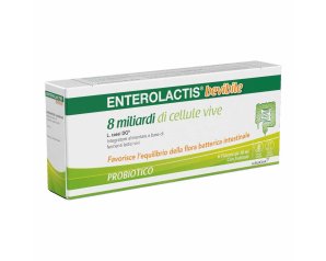 Enterolactis Bevibile integratore di fermenti lattici per equilibrio della flora batterica intestinale 6 flaconcini 10ml