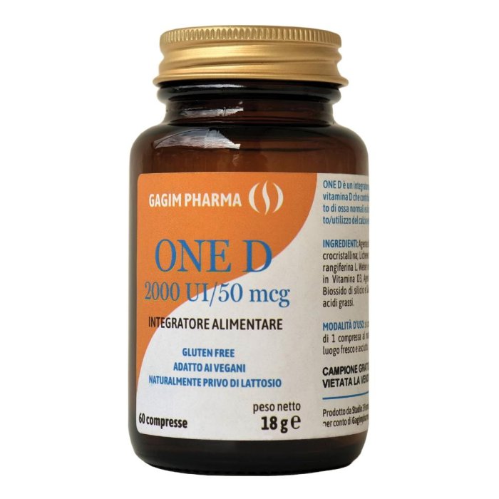 One D Integratore Vitamina D3 60 Compresse One D Integratore Vitamina D3 60 Compresse
