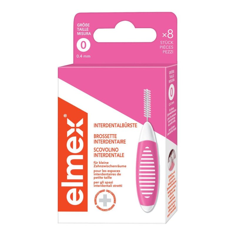 Elmex Interdental Brush Scovolini Interdentali Rosa 0,4mm 8 Pezzi Elmex Interdental Brush Scovolini Interdentali Rosa 0,4mm 8 Pezzi