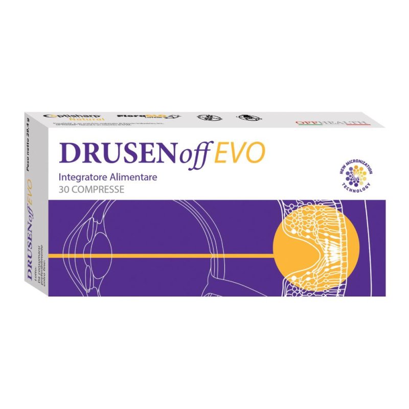 OffHealth DrusenOff EVO Integratore Antiossidante Benessere Vista 30 Compresse OffHealth DrusenOff EVO Integratore Antiossidante Benessere Vista 30 Compresse