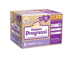 Pampers Progressi - Junior Pannolino Taglia 5 11-25 Kg 72 pannolini
