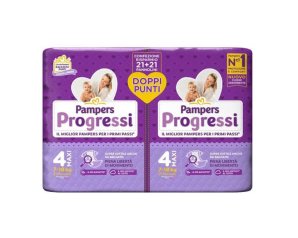 Fater Pampers Progressi Pannolino Maxi Pacco Doppio 42 Pezzi