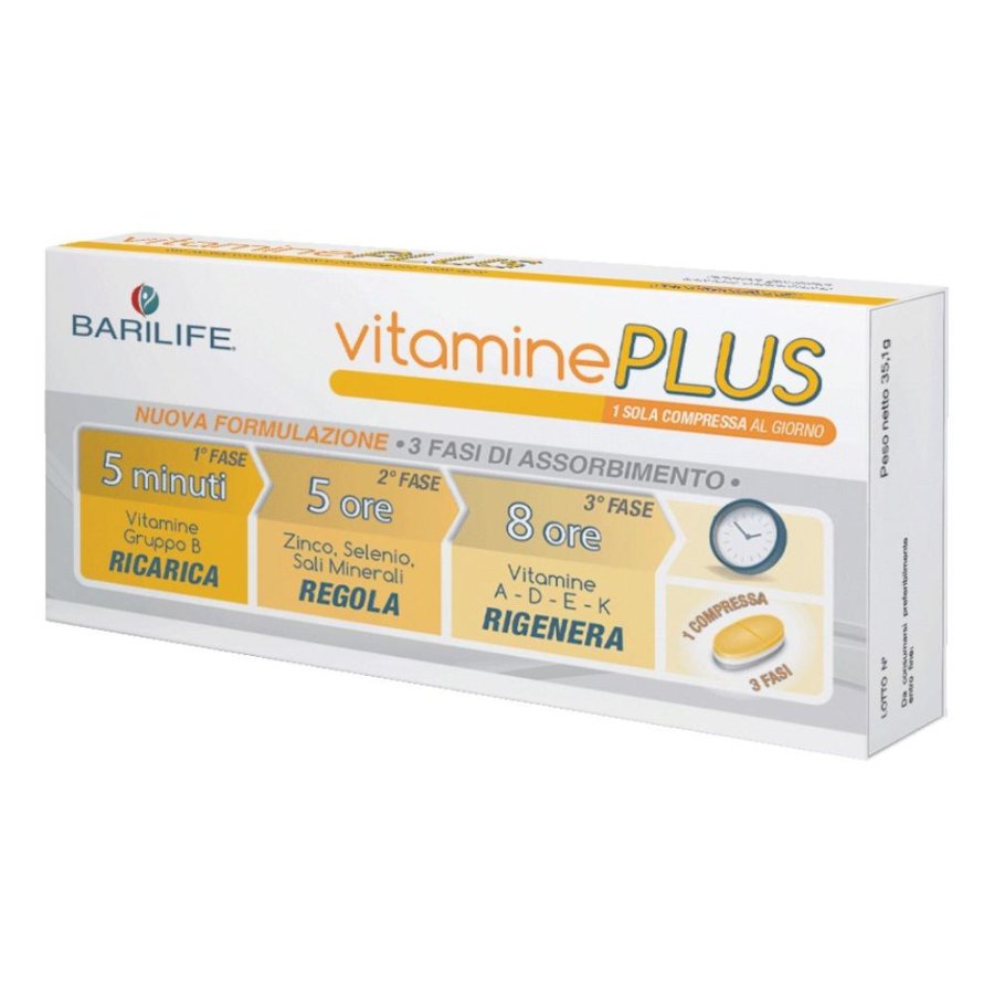 BARILIFE VITAMINE PLUS 30CPR BARILIFE VITAMINE PLUS 30CPR