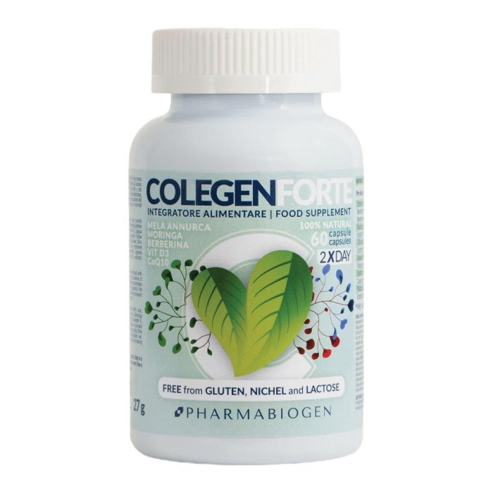 Colegen Forte 60 capsule - integratore per il colesterolo con riso rosso e monacolina K Colegen Forte 60 capsule - integratore per il colesterolo con riso rosso e monacolina K