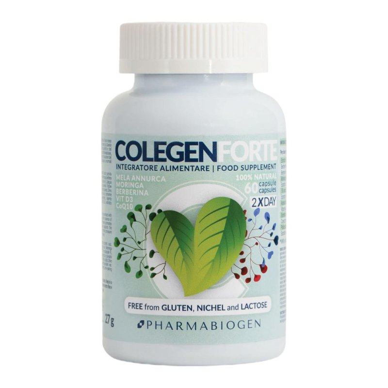 Colegen Forte 60 capsule - integratore per il colesterolo con riso rosso e monacolina K