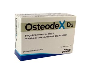 Osteodex Vitamina D3 Integratore Alimentare per Salute di Ossa e Sistema Immunitario 30 Compresse