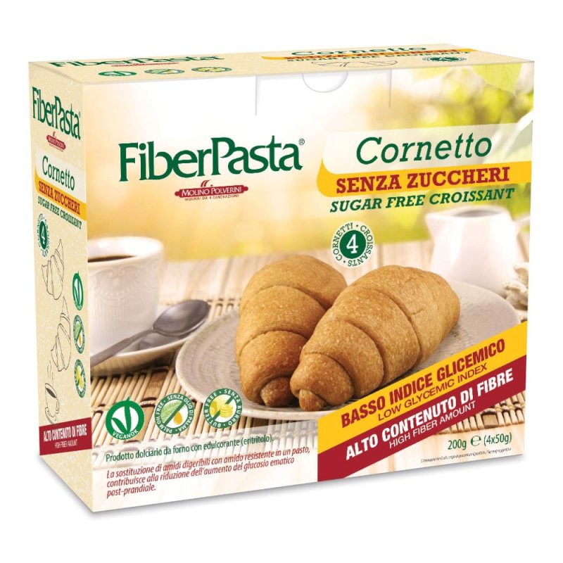 FIBERPASTA S/Z Cornetto 4x50g FIBERPASTA S/Z Cornetto 4x50g