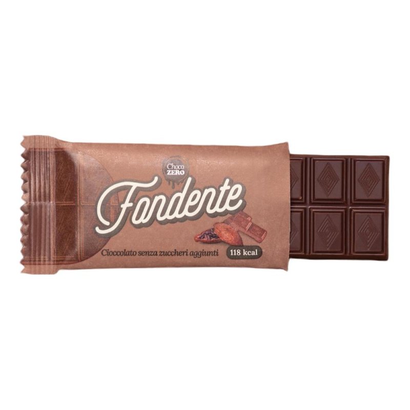 Choco Zero Tavoletta di Cioccolato Fondente Senza Zuccheri Aggiunti 25 grammi Snack a Basso Contenuto di Carboidrati Choco Zero Tavoletta di Cioccolato Fondente Senza Zuccheri Aggiunti 25 grammi Snack a Basso Contenuto di Carboidrati