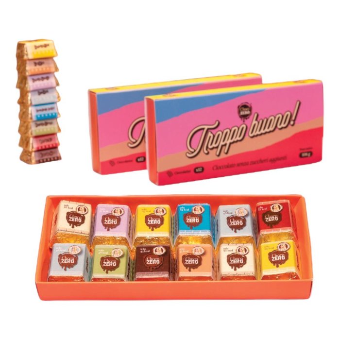 CHOCO ZERO TROPPOBUONO MIX 12PZ CHOCO ZERO TROPPOBUONO MIX 12PZ