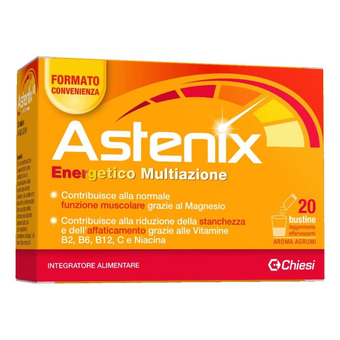 Astenix Integratore per Stanchezza Fisica e Mentale 20 Bustine Promo