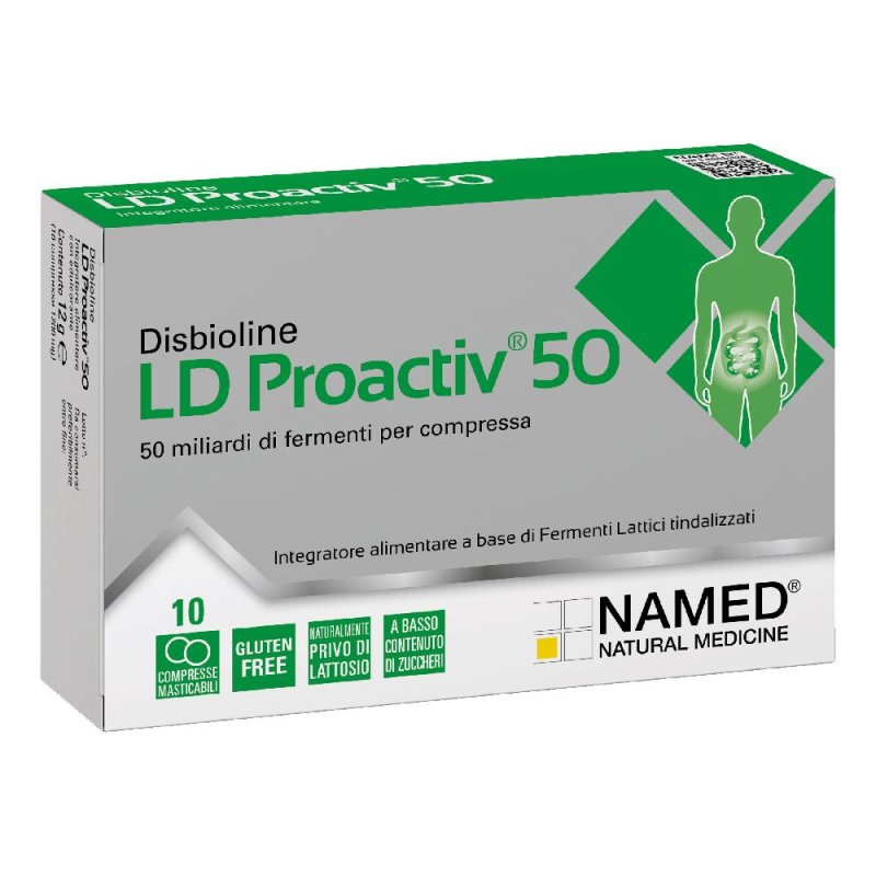 Named Disbioline LD Proactive Integratore di Fermenti Lattici 30 Capsule Named Disbioline LD Proactive Integratore di Fermenti Lattici 30 Capsule