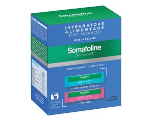 Somatoline Body Advanced Integratore drenante e dimagrante giorno e notte 28 stick