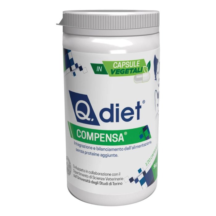 Q Diet Compensa Capsule 120 Capsule Integratore Diet Supporto Metabolismo e Controllo del Peso Q Diet Compensa Capsule 120 Capsule Integratore Diet Supporto Metabolismo e Controllo del Peso