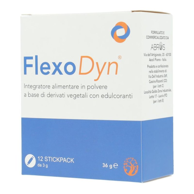 Flexodyn 12 stick pack - integratore per articolazioni con collagene e vitamina C Flexodyn 12 stick pack - integratore per articolazioni con collagene e vitamina C