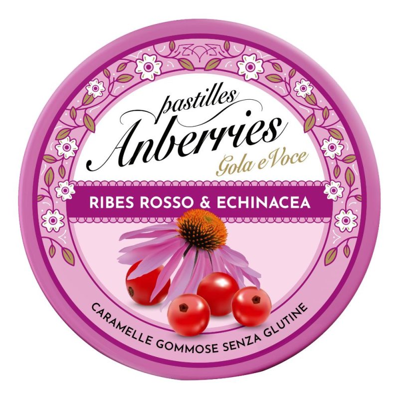 Anberries Caramelle Gommose Ribes Rossi & Echinacea 50g Anberries Caramelle Gommose Ribes Rossi & Echinacea 50g