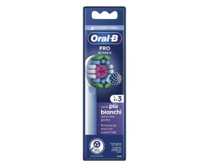 Oral B - Power Refill 3D White Confezione 3 Testine Di Ricambio