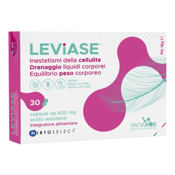 Leviase Panaros 30 Capsule Integratore Digestivo Enzimatico per una Corretta Digestione dei Grassi Leviase Panaros 30 Capsule Integratore Digestivo Enzimatico per una Corretta Digestione dei Grassi