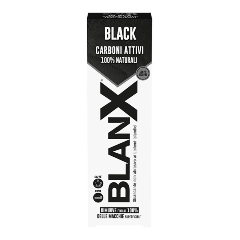 BlanX Black Dentifricio Sbiancante al Carbone, 75ml BlanX Black Dentifricio Sbiancante al Carbone, 75ml