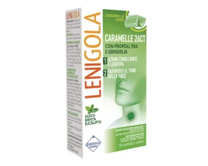   Lenigola 2Act Menta/Eucalipto 20 Caramelle Dure