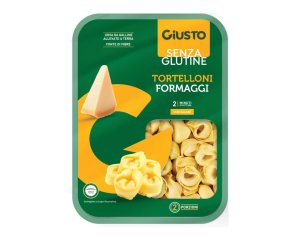 Giusto senza glutine tortelloni formaggio 250 g - pasta fresca ripiena senza glutine