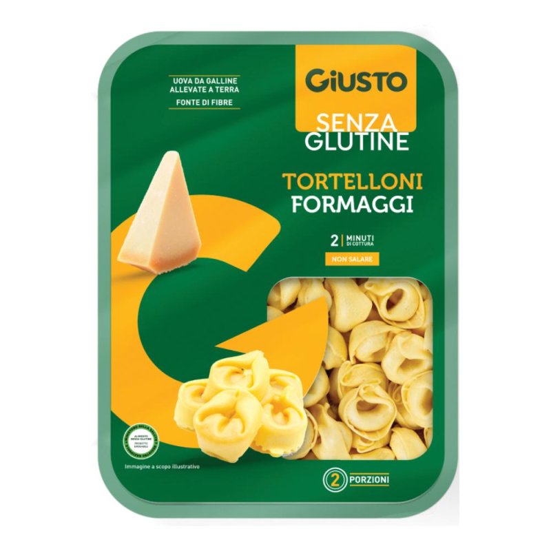 Giusto senza glutine tortelloni formaggio 250 g - pasta fresca ripiena senza glutine Giusto senza glutine tortelloni formaggio 250 g - pasta fresca ripiena senza glutine