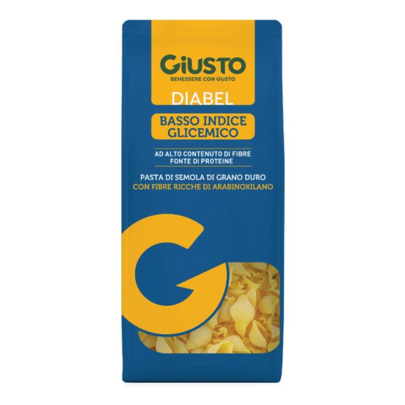 Giusto Diabel Basso Indice Glicemico Pasta Conchigliette 400 G Giusto Diabel Basso Indice Glicemico Pasta Conchigliette 400 G