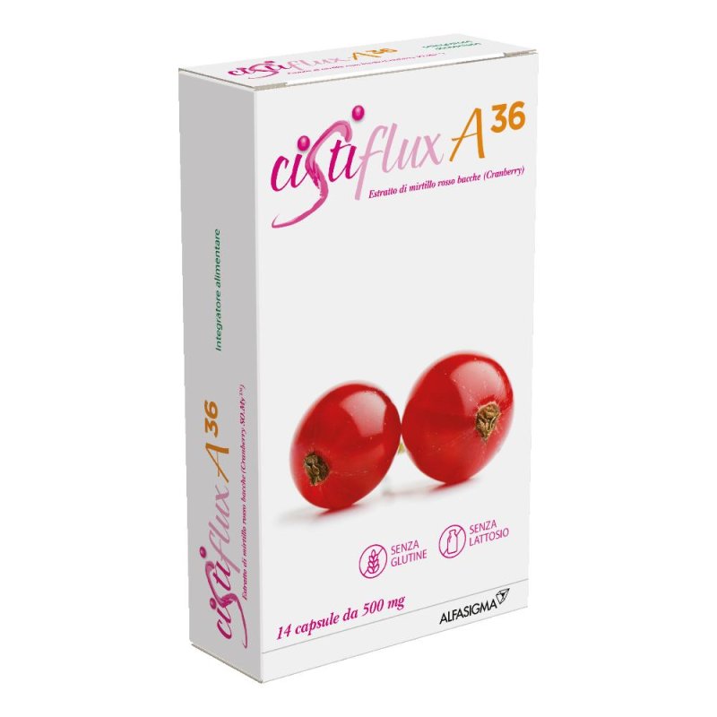Cistiflux A36 Integratore per le vie urinarie 14 capsule Cistiflux A36 Integratore per le vie urinarie 14 capsule