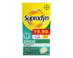 Supradyn Difese Adulti Integratore per le Difese Immunitarie 30 compresse Promo