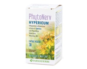 Farmaderbe PhytoNerv - Hypericum Integratore Alimentare 30 Capsule