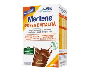 Meritene Forza e Vitalità  gusto cioccolato 5 bustine - integratore nutrizionale proteico