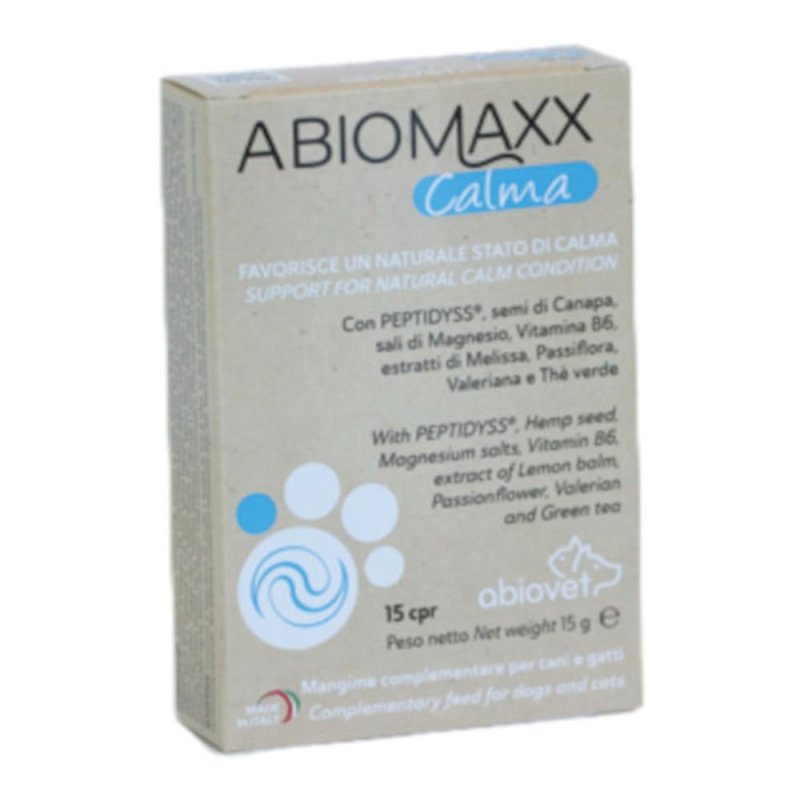 Abiomaxx Calma 15 Compresse Integratore per Rilassamento e Benessere del Sonno Abiomaxx Calma 15 Compresse Integratore per Rilassamento e Benessere del Sonno