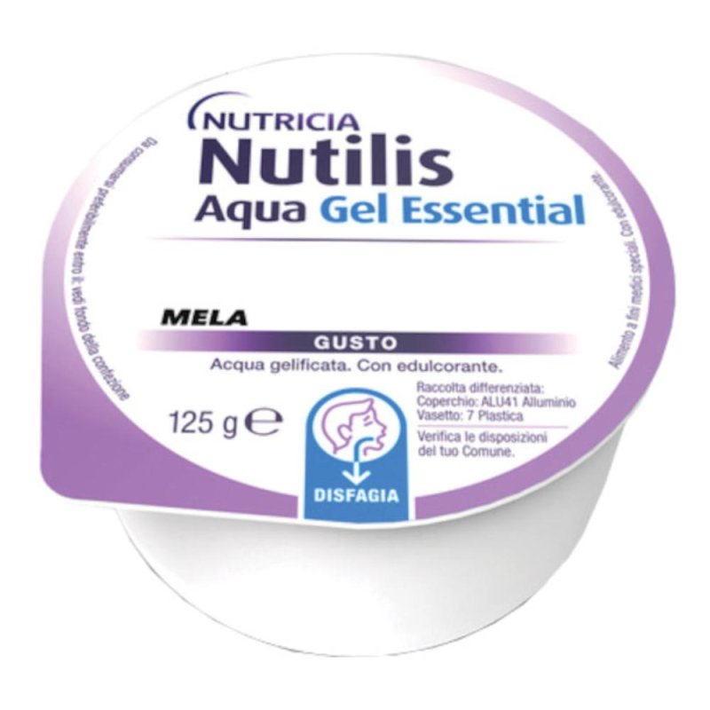 Nutilis Aqua Gel Essential 500g - Alimento per Disfagia e Malnutrizione 4 pezzi