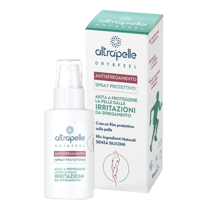 Altrapelle Dry & Feel Spray Antisfregamento 35 ml – Protezione della Pelle da Sfregamenti e Irritazioni Altrapelle Dry & Feel Spray Antisfregamento 35 ml – Protezione della Pelle da Sfregamenti e Irritazioni