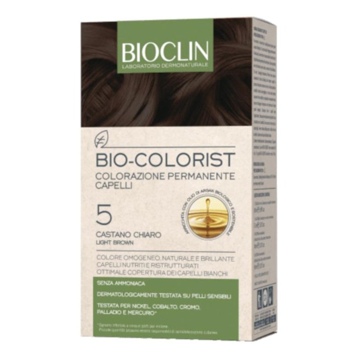 BIOCLIN Bio-Colorist - Colorazione Permanente Colore 5 Castano Chiaro BIOCLIN Bio-Colorist - Colorazione Permanente Colore 5 Castano Chiaro