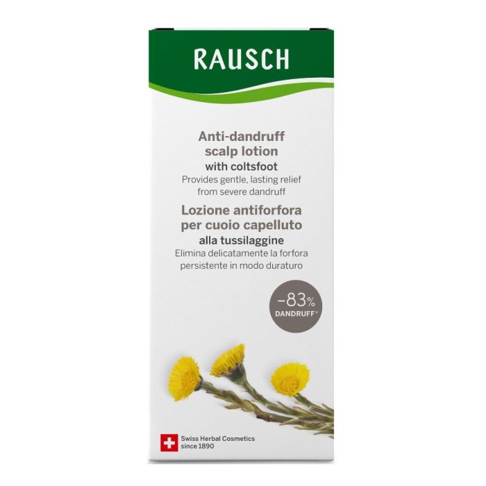 Rausch lozione antiforfora Tussilago - lozione specifica per cuoio capelluto con forfora Rausch lozione antiforfora Tussilago - lozione specifica per cuoio capelluto con forfora