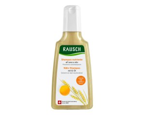 Rausch Shampoo Nutriente all’Uovo e Olio 200 ml per Capelli Secchi e Sfibrati