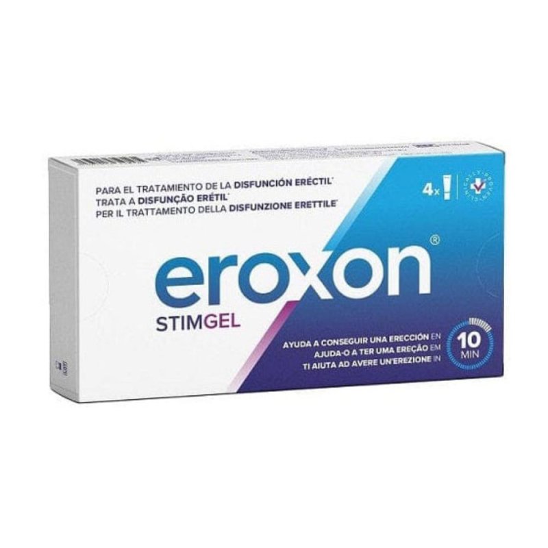Eroxon STIM GEL Trattamento per la Disfunzione Erettile con Effetto Rinfrescante e Riscaldante 4 Tubi 0,3ml Eroxon STIM GEL Trattamento per la Disfunzione Erettile con Effetto Rinfrescante e Riscaldante 4 Tubi 0,3ml