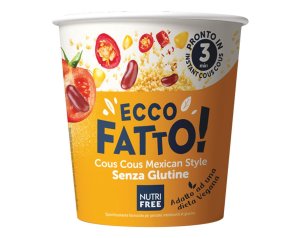 Ecco Fatto! Cous Cous Mexican Style Nutri Free 70g