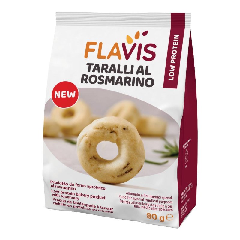 Flavis Taralli Rosmarino Aproteici 80 G