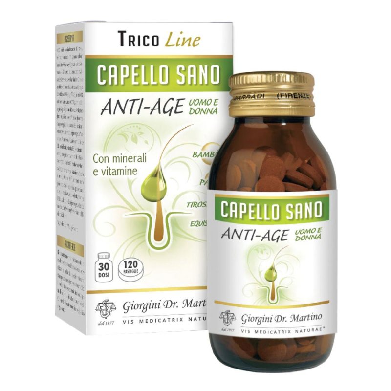 Capello Sano Anti Age Integratore per Capello Forte e Sano 120 Compresse