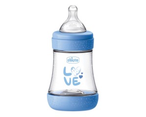 Chicco Biberon Neonato Perfect 5 Biberon Azzurro Flusso Lento 150 ml 0Mesi+