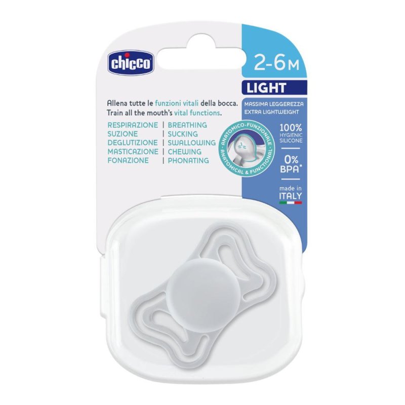 Chicco Gommotto Light Limited Edition 2-6 Mesi - Morbido Silicone per Bambini Chicco Gommotto Light Limited Edition 2-6 Mesi - Morbido Silicone per Bambini
