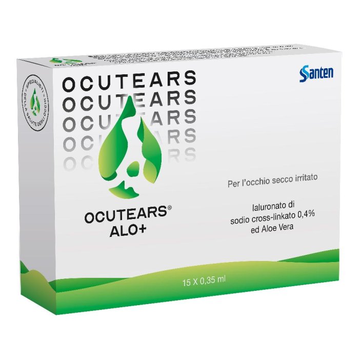 Ocutears Alo+ UD 0,4% 15x0,35 ml - collirio lubrificante per occhio secco con aloe e acido ialuronico